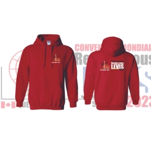 Cotton à capuche rouge / Red hoodie